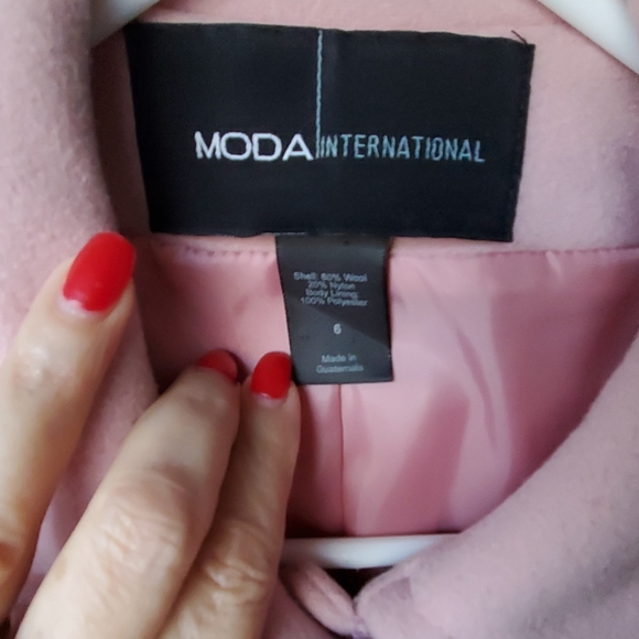Victoria's secret pink Peacoat - Picture 3 of 3